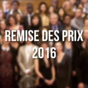 Remise des prix 2016