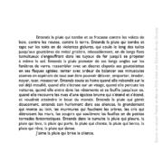 Entends la pluie qui tombe écrit par Emilie Janin