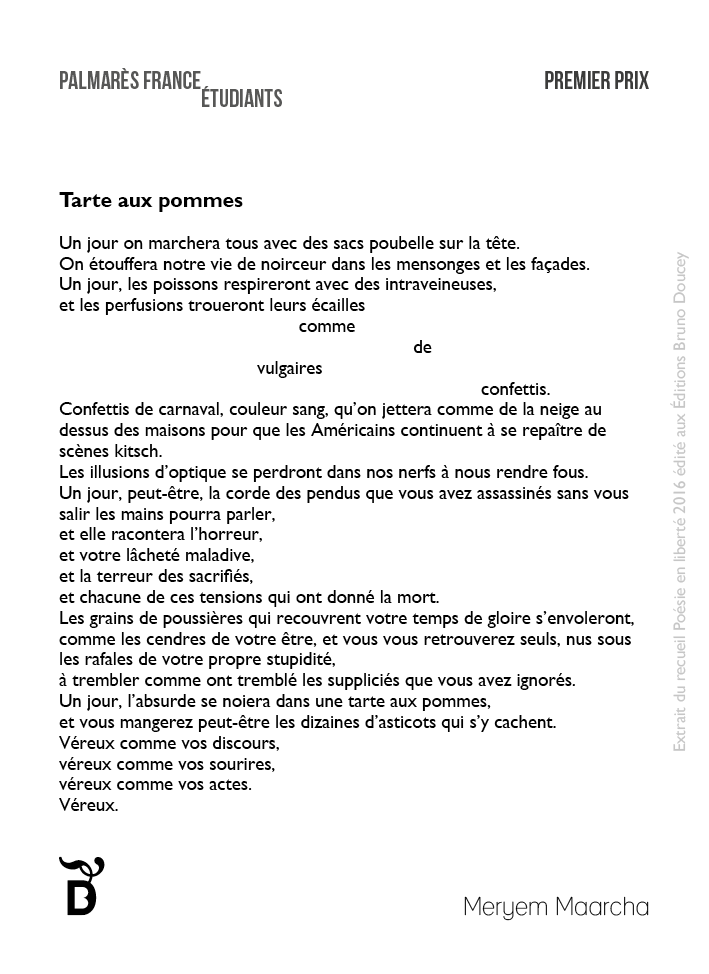 Tarte aux pommes écrit par Meryem Maarcha