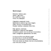 Quelconque écrit par Wadji Miquel