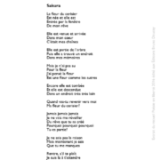 Sakura écrit par Grace Chang Sakura écrit par Grace Chang