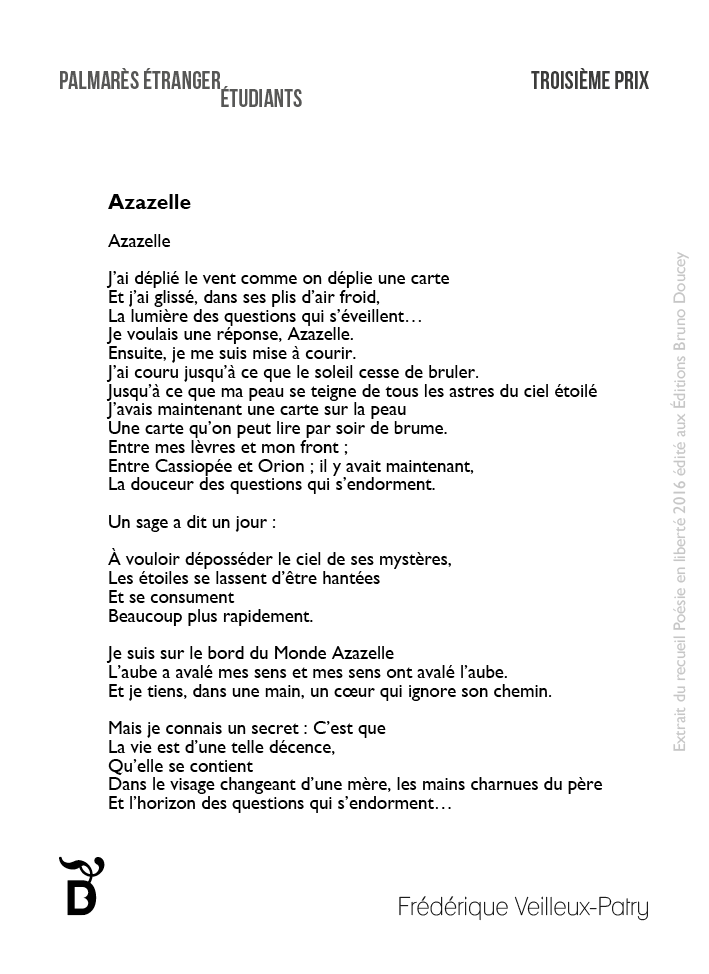 Azazelle écrit par Frédérique Veilleux-Patry Azazelle écrit par Frédérique Veilleux-Patry
