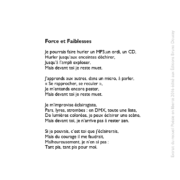 Force et Faiblesses écrit par Thibault Bernard Force et Faiblesses écrit par Thibault Bernard