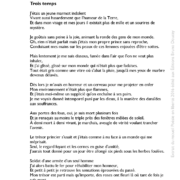 Trois temps écrit par Brice De Cordier