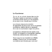 Le Cauchemar écrit par Cléa Mafrica Le Cauchemar écrit par Cléa Mafrica