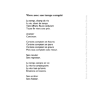 Vivre avec son temps compté écrit par Hippolyte Audet-Lagacé