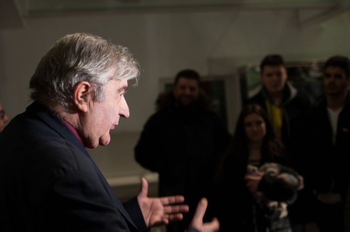 Intervention de Jean-Marc Muller face aux membres du Conseil Communal des Jeunes filmés