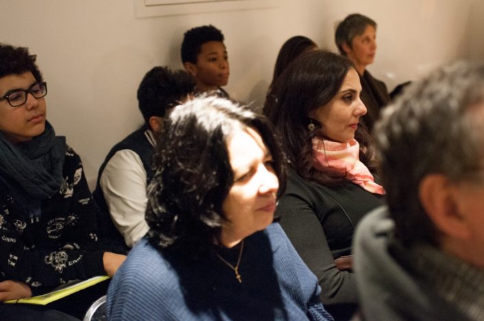Dans le public, lycéens et professeurs de La Salle St Nicolas
