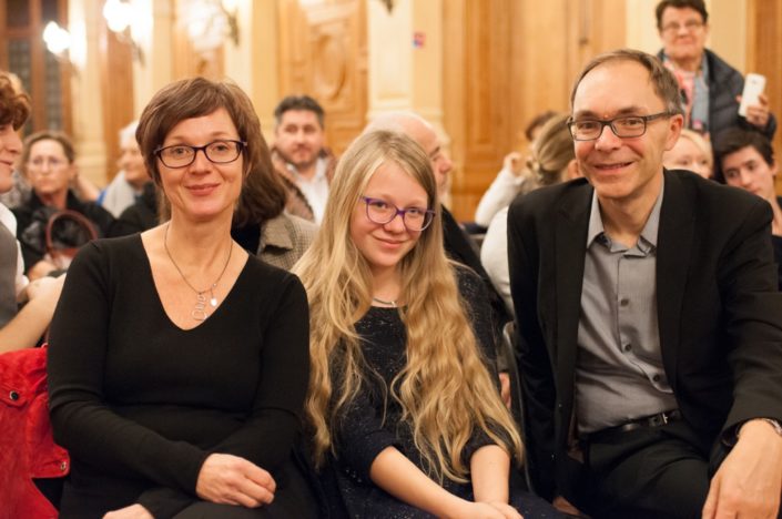 Louise et ses parents venus de Saint André de Sangonis (34)
