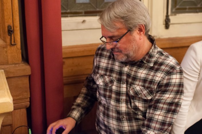 Olivier Jacquet, Responsable technique de l'Université Paris-Sorbonne à la console