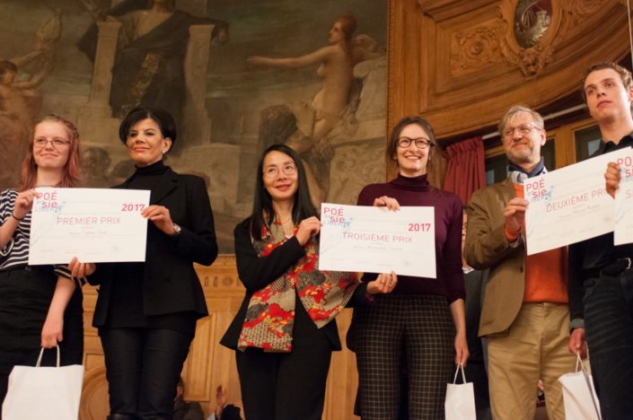 Sophie Guth, Université de Strasbourg (67) et Hassina Hadj Larbi, Déléguée du Préfet de Paris, Eliane Kan de TCA et Amandine Girard ENSAPLV de Paris, Erick Haehnsen d'INNOV24 et Martin Boillat, ENIM à Metz (57)