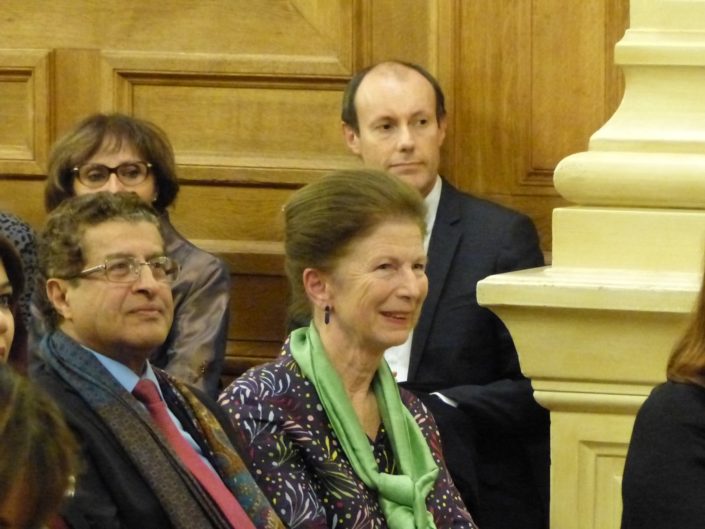 Colette Nys-Mazure, Présidente du Jury 2017. A sa droite, Mojeb Al-Zahrani, Directeur général de l'Institut du Monde Arabe IMA