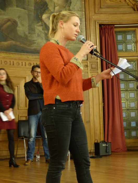 La comédienne Yeelem Jappain