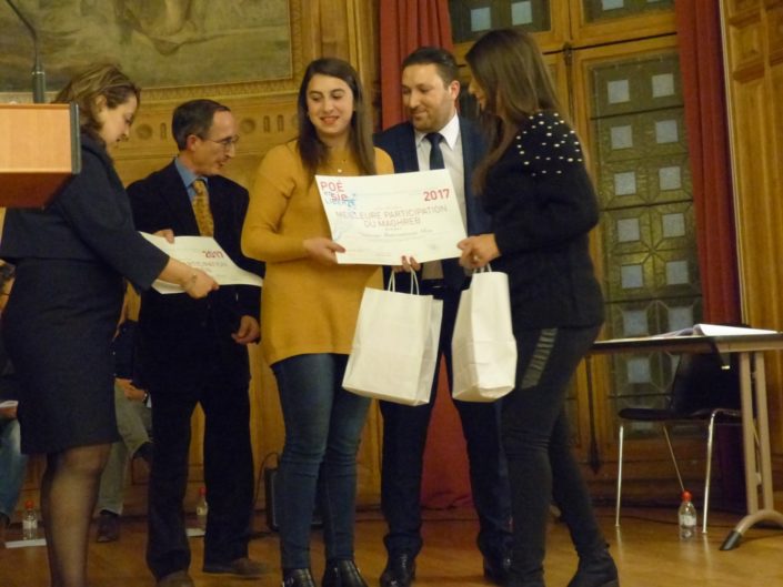 Kattia Galou, enseignante et Mohamed Khaled, Premier secrétaire de l'Ambassade d'Algérie en France