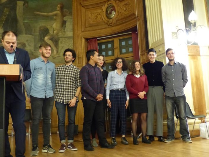 Les jurés David Marius, Rémy Peltier, Valentin Kanganagedara, Camille Pech de Laclause, Raïssa Bouri, Fanny Guillot-Salomon, Ignacio Guzman et Romuald Thonney