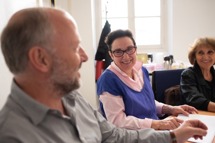 Nicole Simonet, Responsable du Jury avec Etienne Orsini, Président du jury 2018 et Rose Séguignes, Secrétaire générale