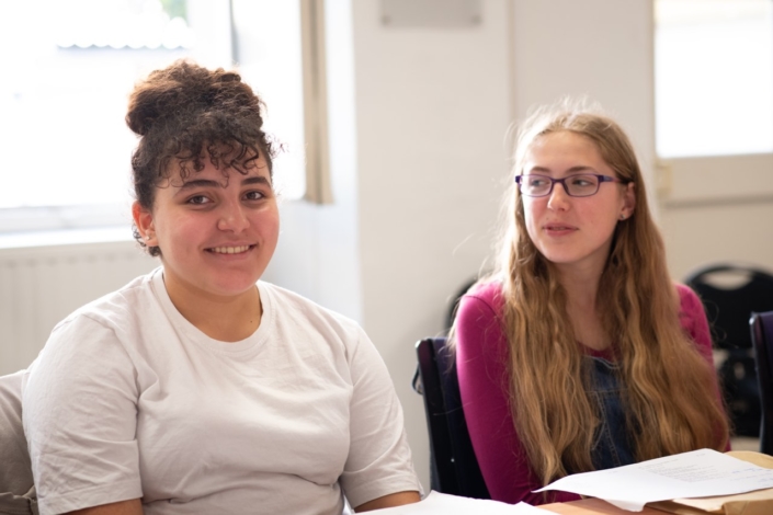 Feryel Kaabeche et Raphaëlle Vander Goten