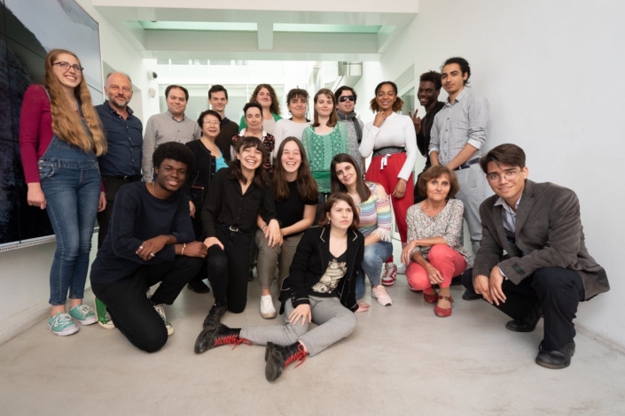 Le Jury, édition 2018, à l'Espace Andrée Chedid - Issy-les-Moulineaux (92). Président, Etienne Orsini.