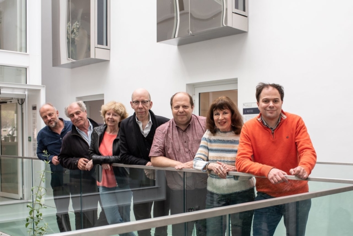 Les poètes Etienne Orsini, Sylvestre Clancier, Claudine Bohi, Francis Coffinet, Eric Sivry, Ira Feloukatzi et Matthias Vincenot