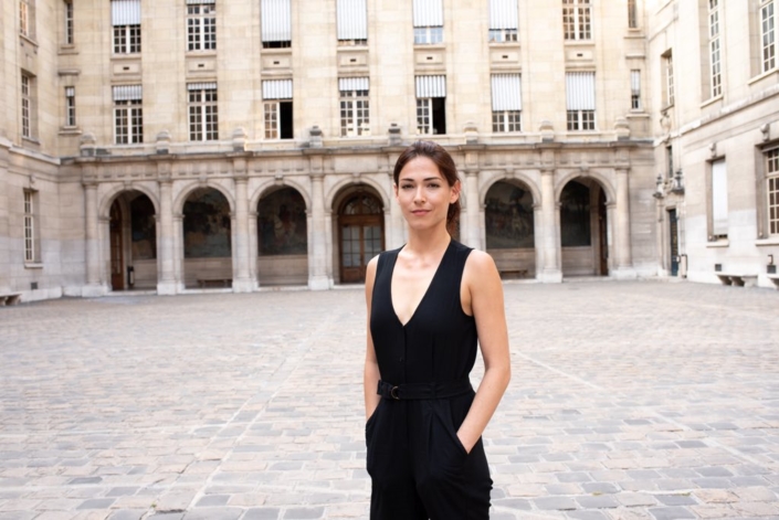 La comédienne Malya Roman