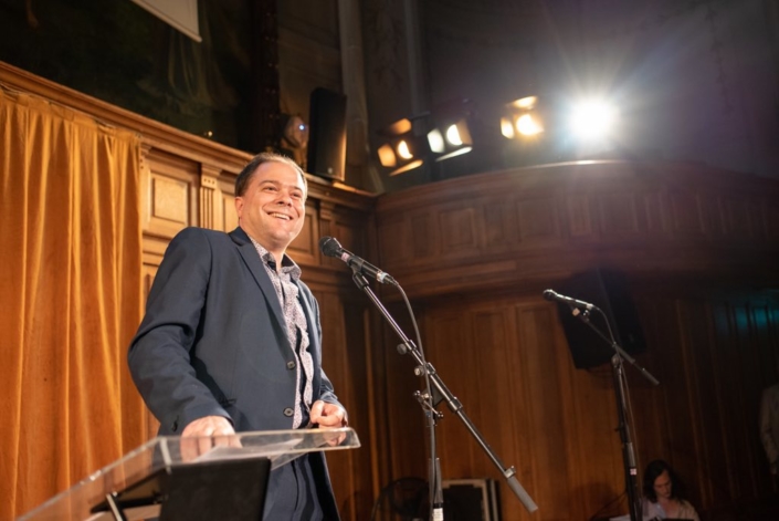 Matthias Vincenot, Président de Poésie et Chanson Sorbonne et Directeur artistique de Poésie en liberté