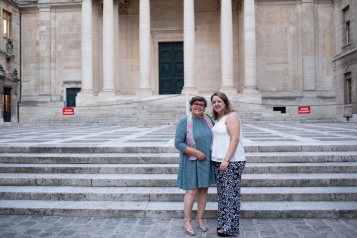 Samira Tayeb-Cherif, bénévole et Lynda Ait Bachir, Déléguée