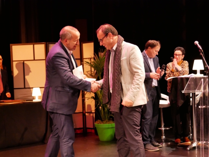 Rabah Kaabeche et Saïd Benhamana, Directeur représentant le CFA Compagnons du Tour de France - Saint-Thibault-des-Vignes (77), Prix de la Meilleure participation des CFA Île-de-France