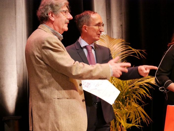 Bernard Menez, comédien et chanteur et Gilles Tabard