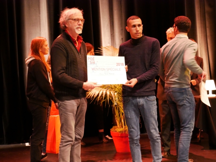 Pierre Kobel, partenaire, Editions Bruno Doucey et Tarik Mahtout, Université Mira-Abderrahmane de Béjaïa - Béjaïa (Algérie), Mention spéciale, étudiants de l’Etranger