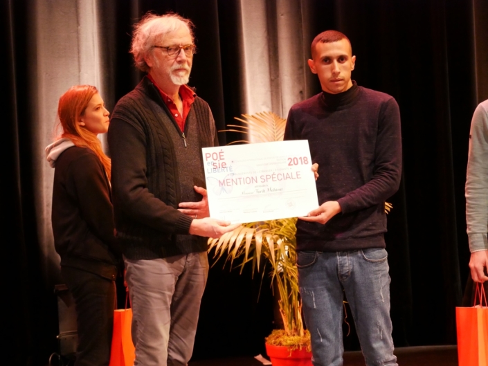 Pierre Kobel, partenaire, Editions Bruno Doucey et Tarik Mahtout, Université Mira-Abderrahmane de Béjaïa - Béjaïa (Algérie), Mention spéciale, étudiants de l’Etranger