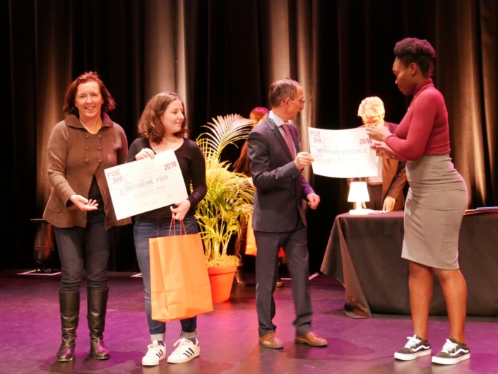 Carole Olympio, Louise Martin, Gilles Tabard, et Karla Moukoko,