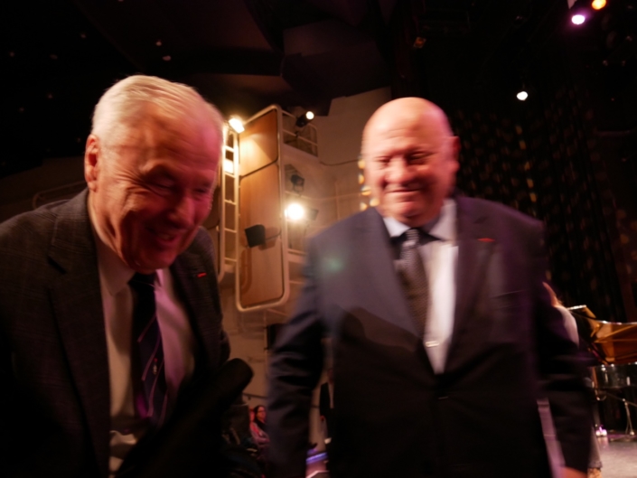 André Henry, ancien Ministre du Temps libre et André Santini