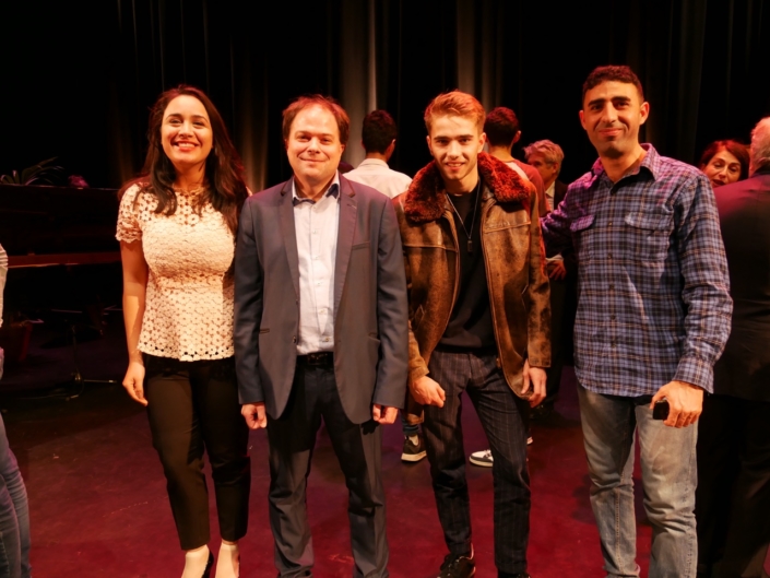 Ahlem Ben Massoud, Matthias Vincenot, Martin Tronchon et Hidher Dahmana