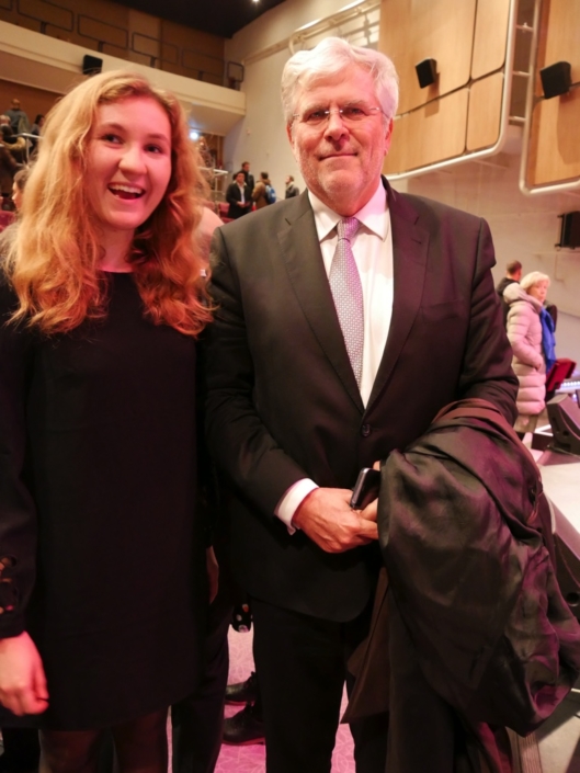 Daniela Sabová et Son Excellence Igor Slobodník, Ambassadeur de la République slovaque à Paris