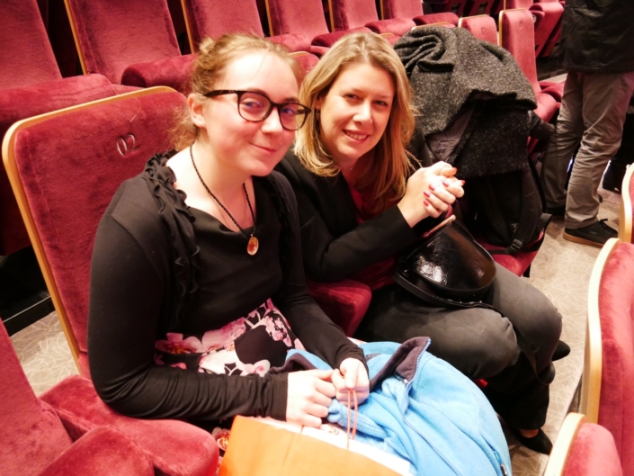 la lauréate Floria Reynaud et sa maman d'accueil Mélanie Dumont Torrès