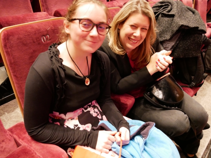 la lauréate Floria Reynaud et sa maman d'accueil Mélanie Dumont Torrès