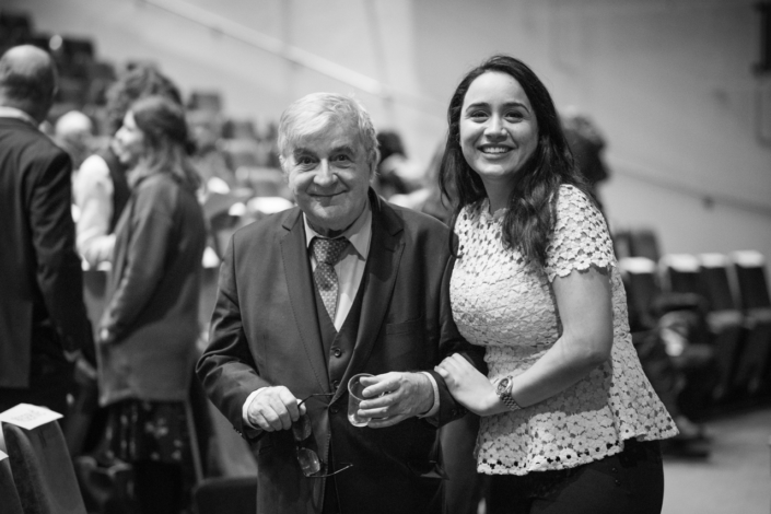 Jean-Marc Muller, Président fondateur et Ahlem Ben Massoud, Correspondante en Tunisie