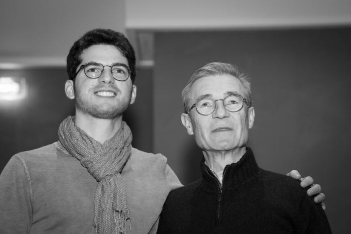 Louis Cammarata à gauche