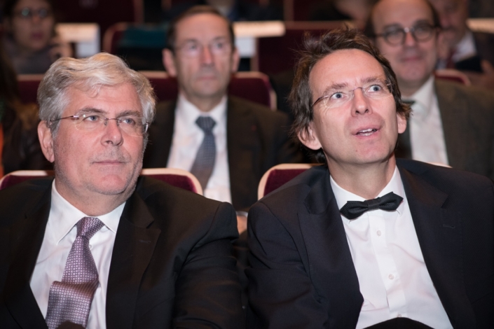 Son Excellence Igor Slobodník, Ambassadeur de la République slovaque à Paris et Son excellence Petr Drulak, Ambassadeur de la République tchèque