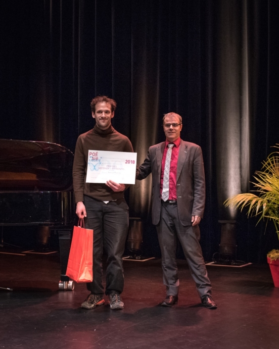 Jean-Luc Héraud, Président délégué de Poésie en liberté et Kerling Mayeul, Formateur Compagnons du Tour de France - Saint-Thibault-des-Vignes (77)
