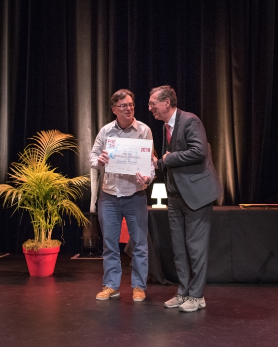 Pascal Mora et Michel Quinton, Chef d'Etablissement du groupe Saint-Nicolas de la Salle à Issy