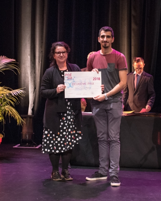 Claire Guichard, Maire-adjointe et Corentin Dufourg INSA - Rennes (35), 2ème prix, des Etudiants