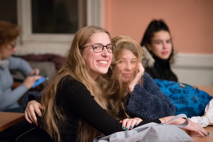 Raphaëlle Vander Goten, Léa Furic et Melinda Redjdal