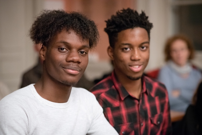 Luc Manene et Moïse Abossan