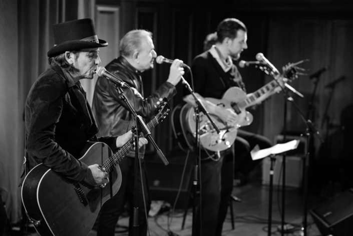 Denis Bortek, Jean-Pierre Kalfon et Hugo Indiveri