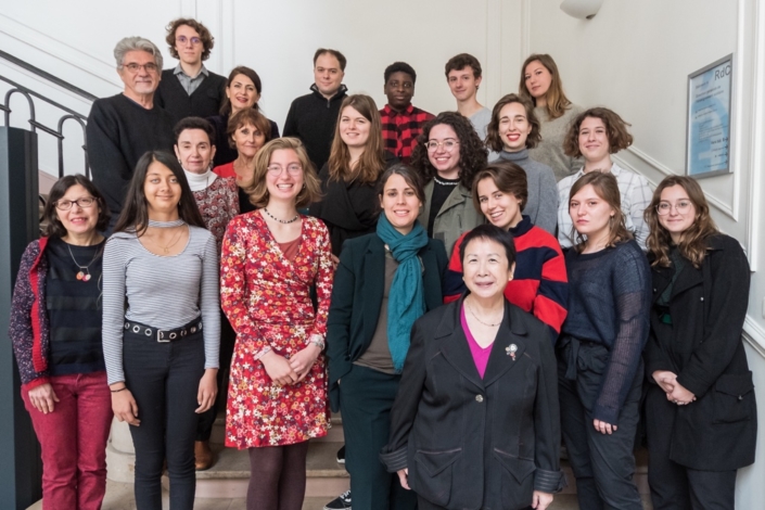 lundi 20 mai au ministère de l'éducation nationale et de la jeunesse, accueillis par Dominique Pince-Salem (tout en haut 3ème gauche)