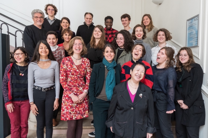 lundi 20 mai au ministère de l'éducation nationale et de la jeunesse, accueillis par Dominique Pince-Salem (tout en haut 3ème gauche)