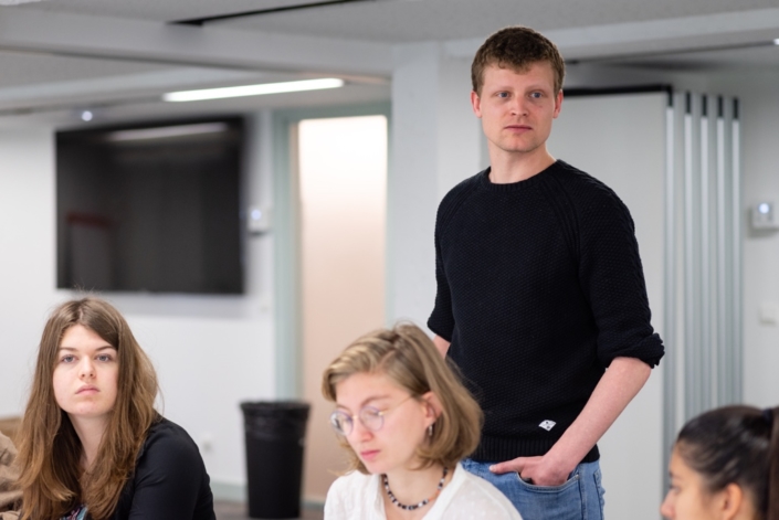 Notre hôte Edouard Scherrer, au Ministère de l'Agriculture et de l'alimentation