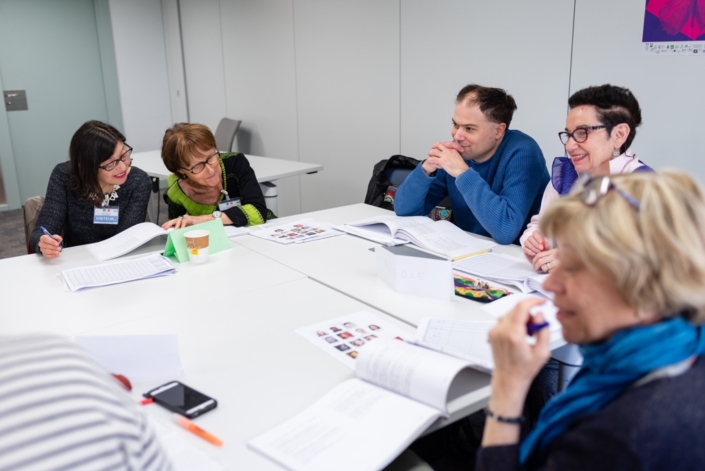 Gisèle Lévy et Rose Séguignes, Matthias Vincenot et Nicole Simonet, Elisabeth Jouhaud