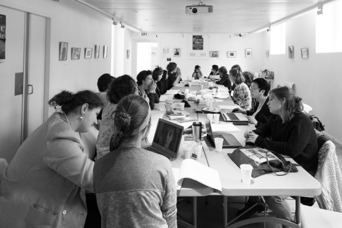 Le jury à l'Espace Andrée Chedid à Issy-les-Moulineaux